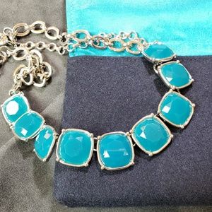 Lia Sophia turquoise / teal necklace